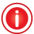 Information Frame red