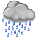 Heavy Rain at Night