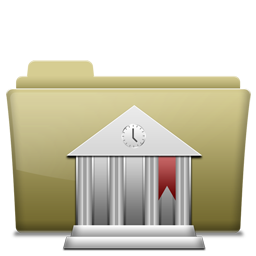 Folder Library Brown