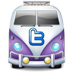 Twitter van purple