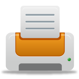 Printer orange