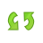 Arrow double anticlockwise y