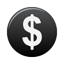 currency black dollar