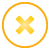 Button Cross yellow