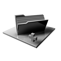 Silver Folder Add File