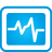 Oscilloscope blue