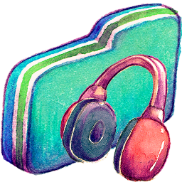 Music Green Folder