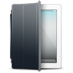 iPad 2 White black cover