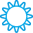 Weather Sun blue