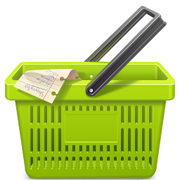 Green Shopping Basket