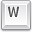 Key W