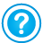 Question Frame blue