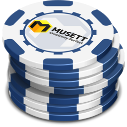 Blue Casino Chips