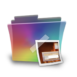 Folder rainbow picture