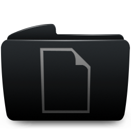 Folder black documents