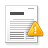Paper warning