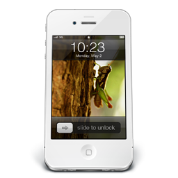 White iPhone wallpaper