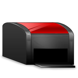 Printer black red