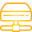 Hard Drive Network yellow