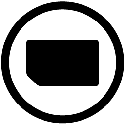 Metro Sim Card Black
