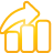Chart Bar Up yellow