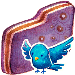 Birdie Violet Folder