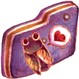 Cicadas Violet Folder
