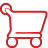 Shopping Cart red