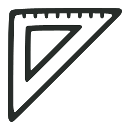 Triangle outline