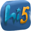 Hi5 hand drawned