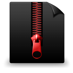 File Archive black red