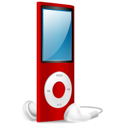 iPod Nano red on