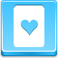 Hearts Card Blue