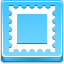 Postage Stamp Blue