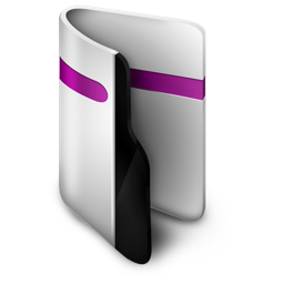 Folder purple