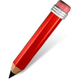 Pencil red