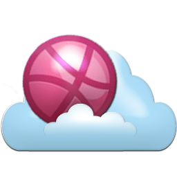 Dribbble cloud