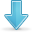 Blue arrow down