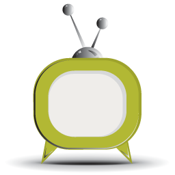 Green Rounded TV