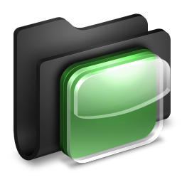 iOS Icons Black Folder