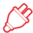 Plug red