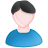 User male white blue black