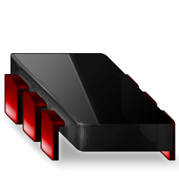 Chip black red