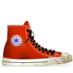 Converse Red tasi dirty