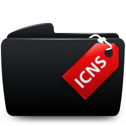 Folder black icns