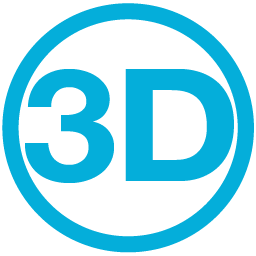 Metro 3d Blue