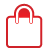 Shopping Bag red