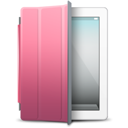 iPad 2 White pink cover