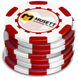 Red Casino Chips