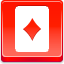 Diamonds Card Red